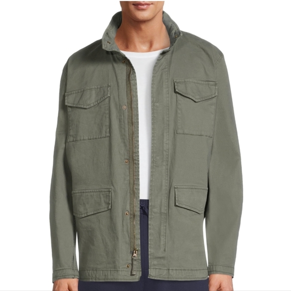 New Men Green Field Jacket - Picture 1 of 4
